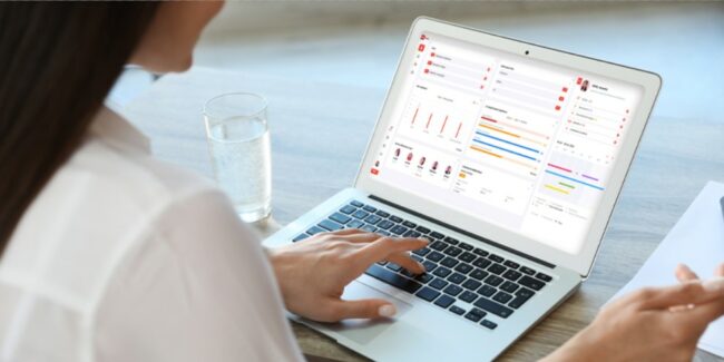 Interface d'un logiciel SIRH pour PME