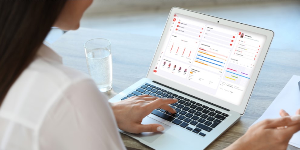 logiciel SIRH pour PME Interface d'un logiciel SIRH pour PME