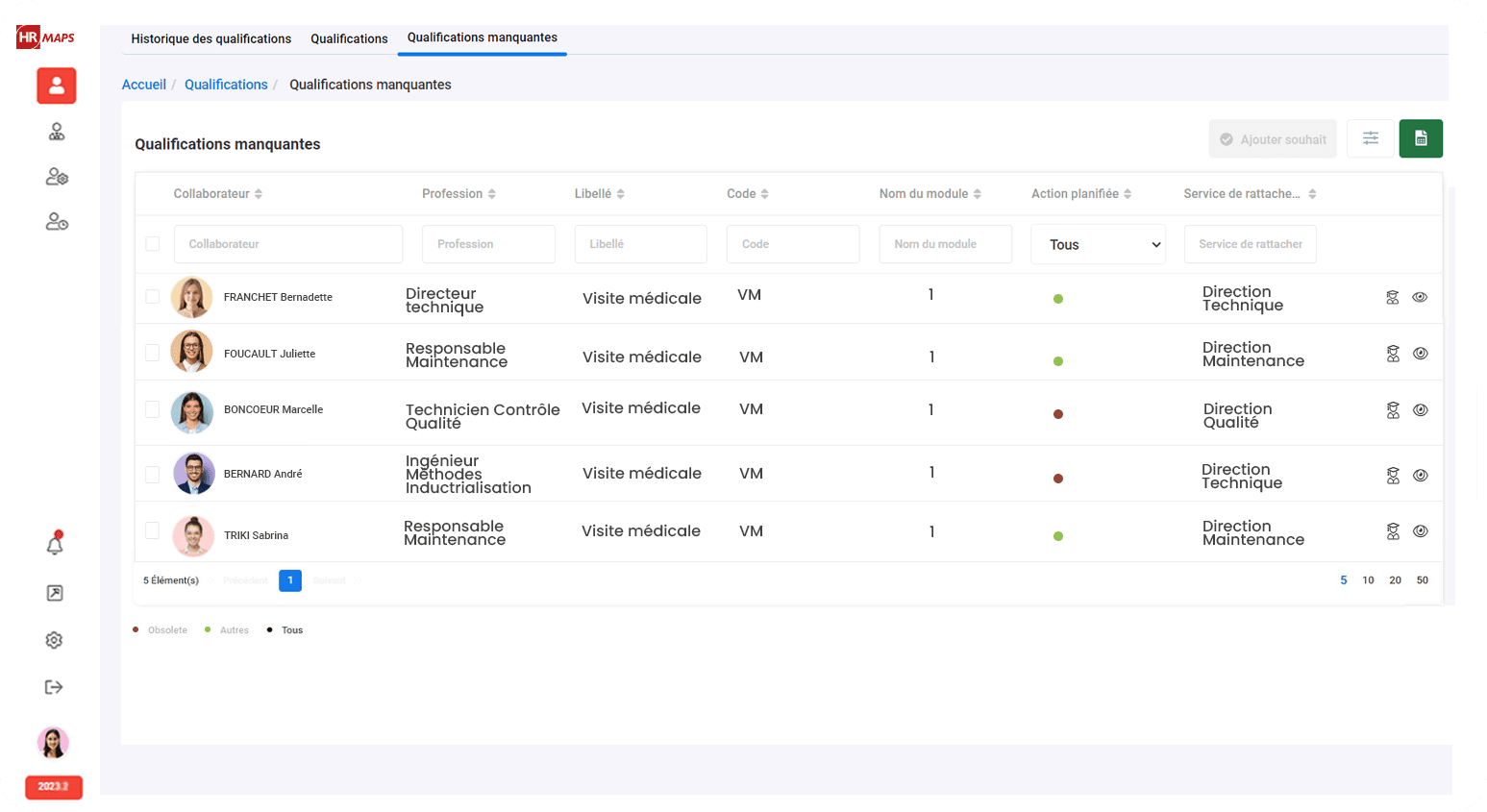 Gérez les qualifications avec le logiciel RH HRMAPS