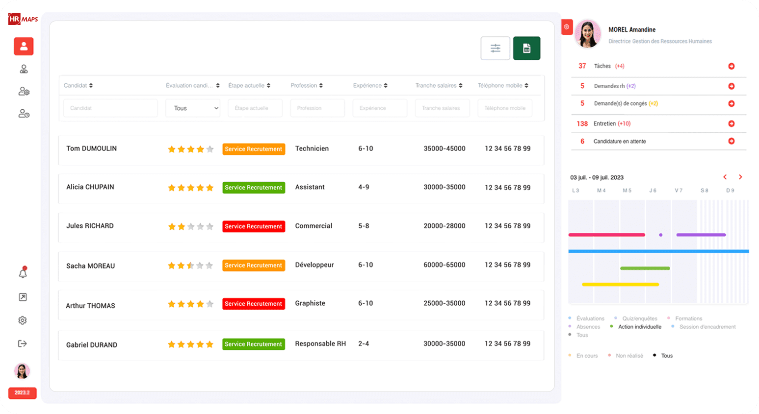 HRMAPS un logiciel de gestion des évaluations et des performances