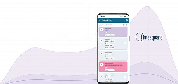 solution timesquare version mobile HRMAPS
