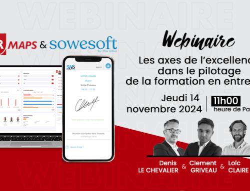 Webinaire HRMAPS & SoWeSoft : Les axes de l’excellence dans le pilotage de la formation en entreprise