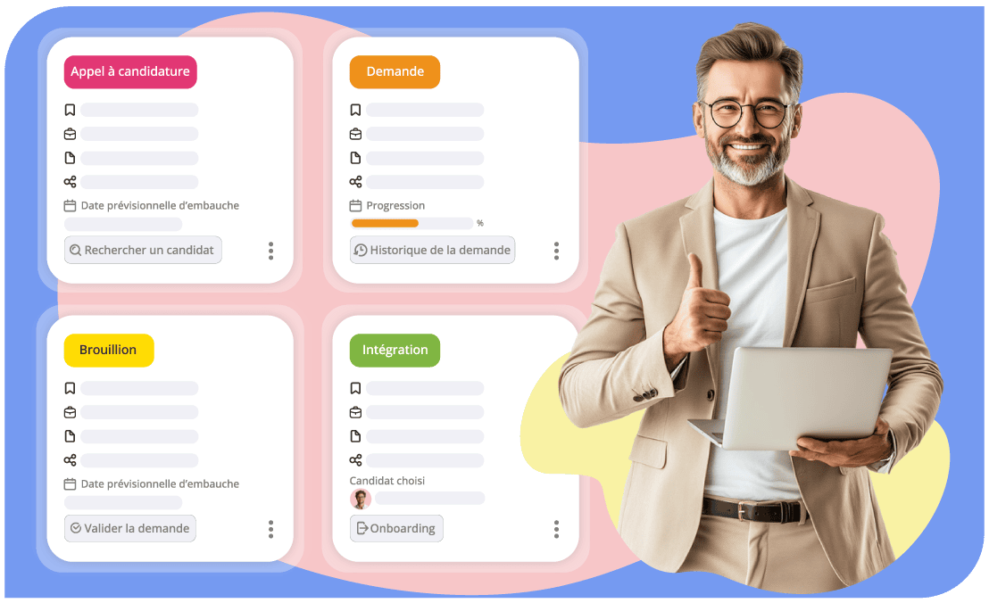 ATS logiciel de recrutement sirh hrmaps