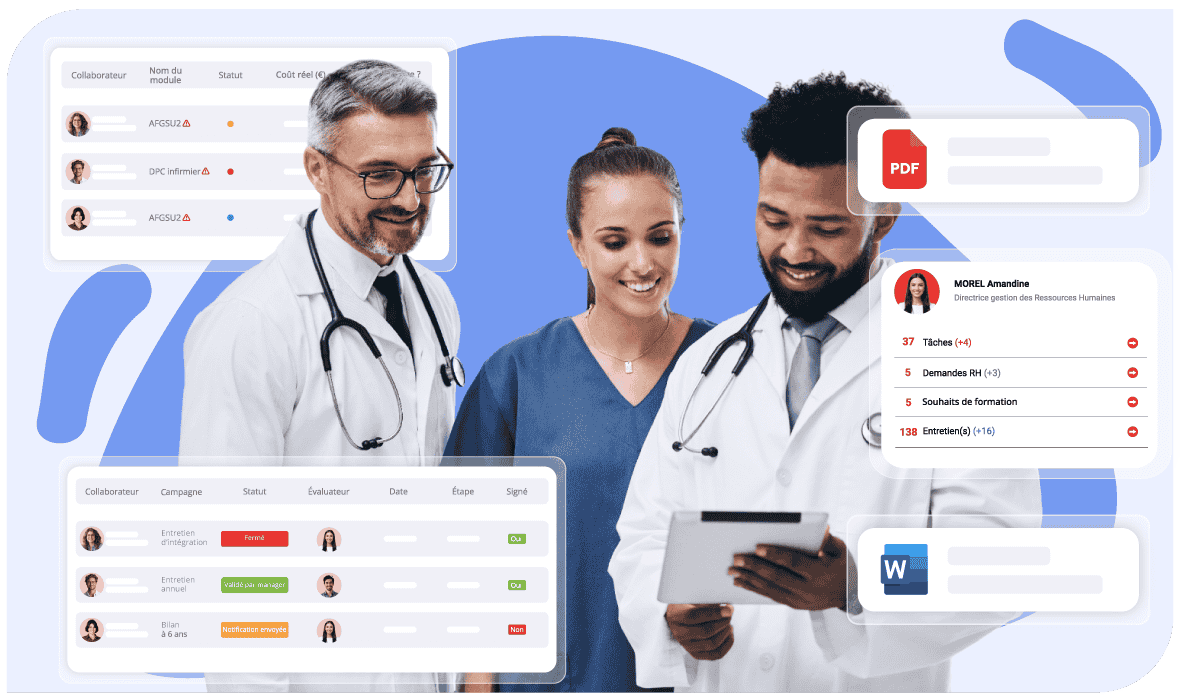 sirh pré paramétré santé esms médico social