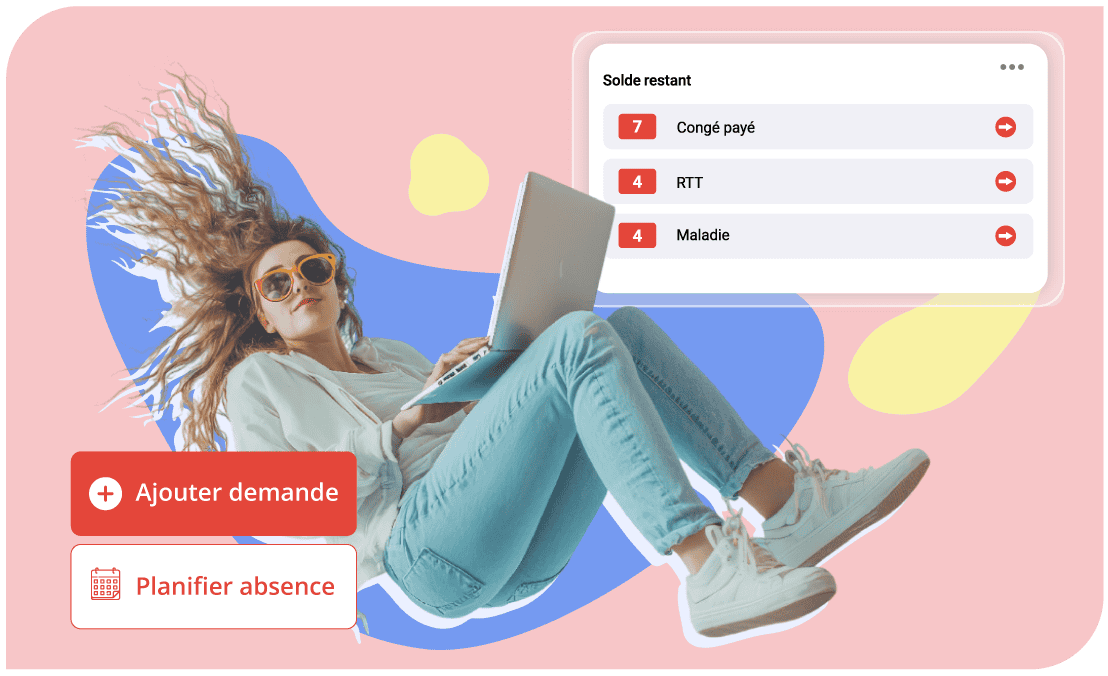 Saisissez vos absences passées et futures