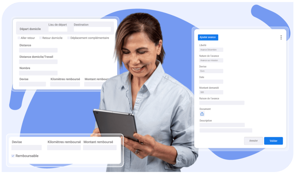 Note de frais administratif RH