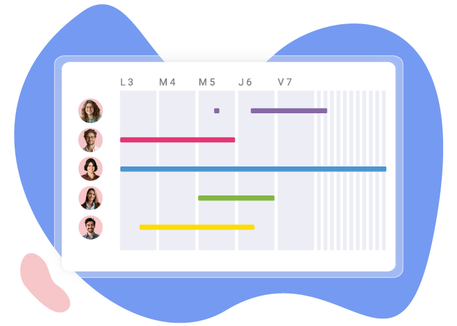 Calendrier d'équipe SIRH HRMAPS