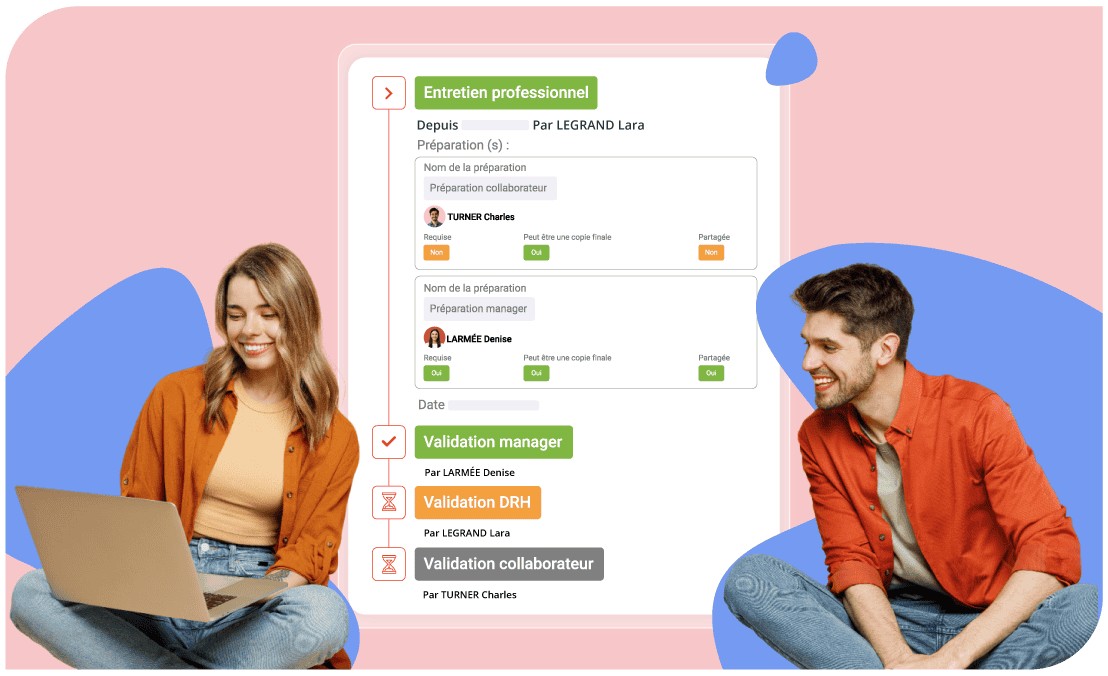 Gestion des campagnes d'entretiens HRMAPS logiciel SIRH